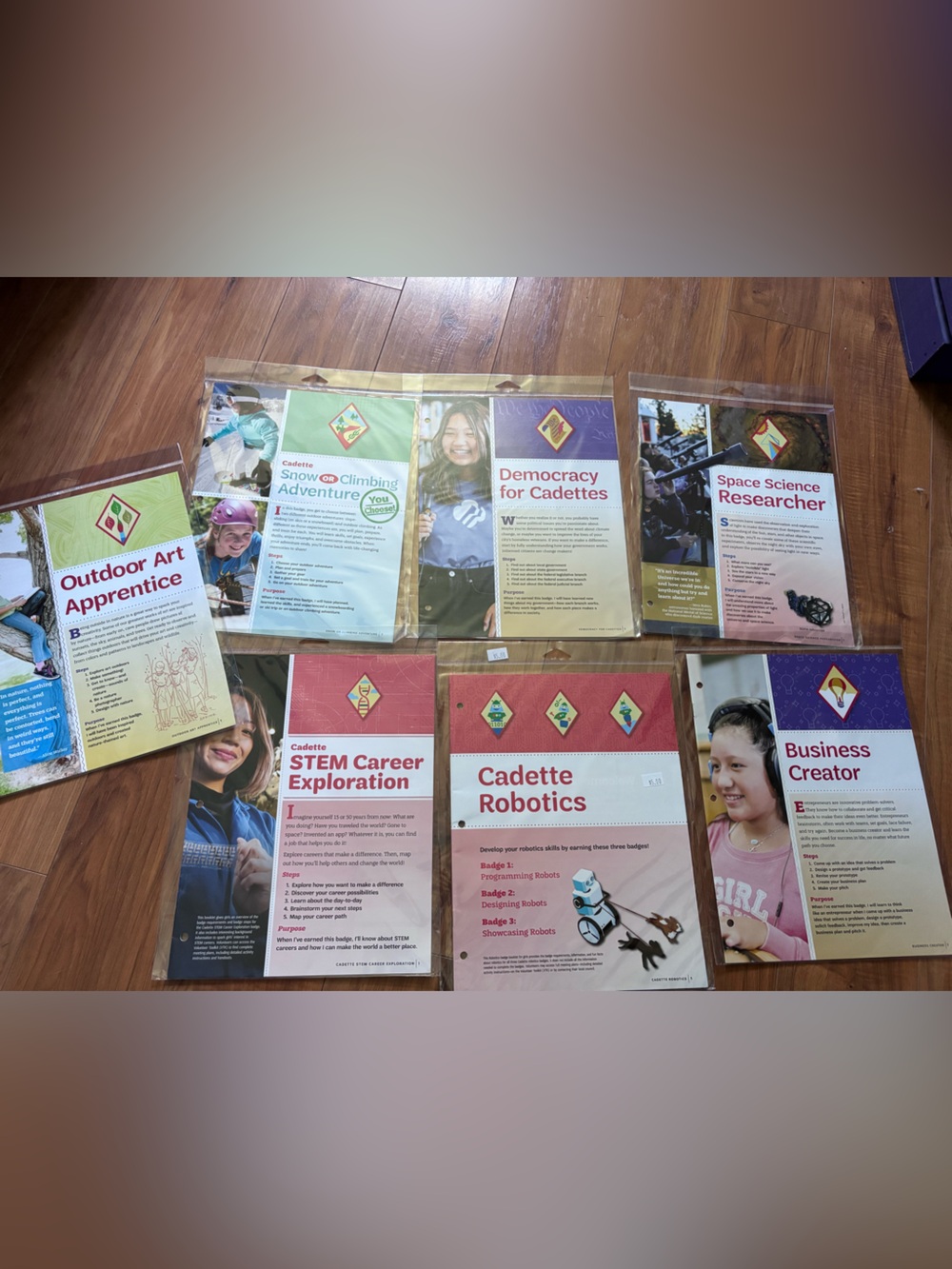 Girl Scouts Cadette Badges Informational Booklets - Multi Color